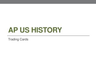AP US History