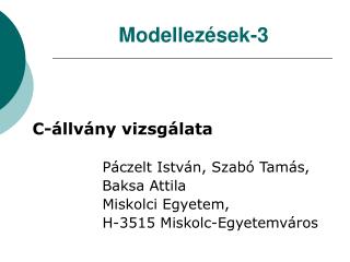 Modellezések-3