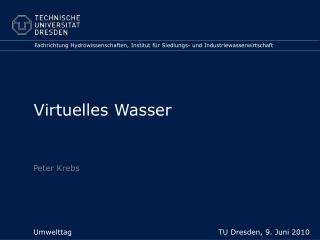 Virtuelles Wasser