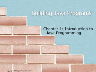 Building Java Programs