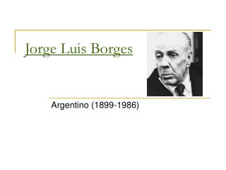 Jorge Luis Borges