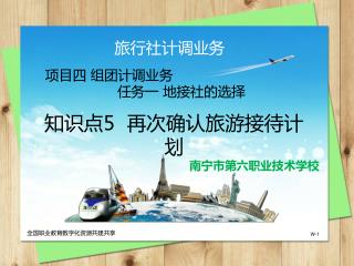 旅行社计调业务