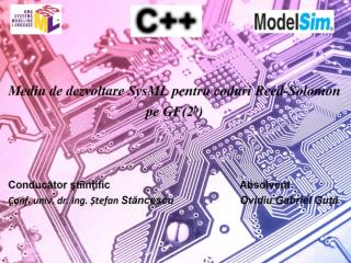 Mediu de dezvoltare SysML pentru coduri Reed-Solomon pe GF(2 b )