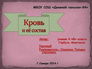 Кровь и её состав