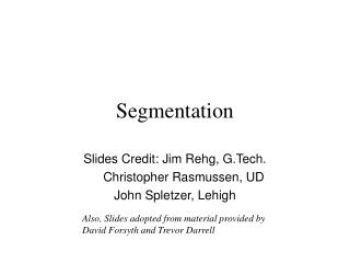 Segmentation