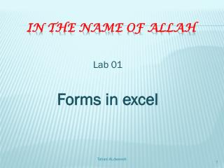 In The Name Of Allah