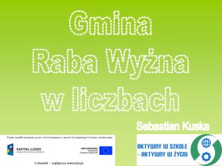 Gmina Raba Wyżna w liczbach