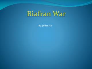 Biafran War