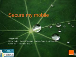 Secure my mobile