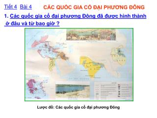 CÁC QUỐC GIA CỔ ĐẠI PHƯƠNG ĐÔNG