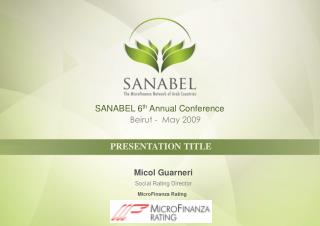 SANABEL 6 th Annual Conference