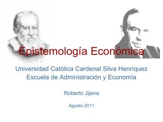 Epistemología Económica