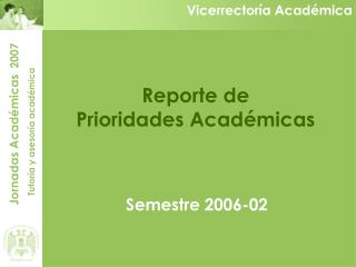 Vicerrectoría Académica