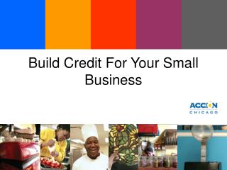 Build Credit For Your Small Business