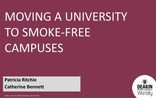 Moving a university to smoke-free campuses