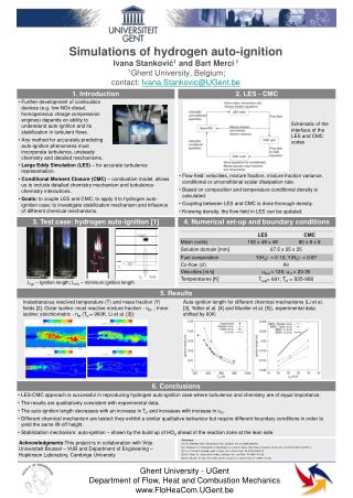 Ghent University - UGent Department of Flow, Heat and Combustion Mechanics FloHeaCom.UGent.be