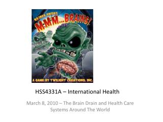 HSS4331A – International Health