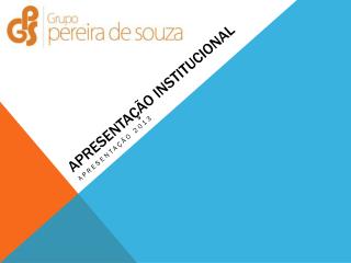 Apresentação institucional