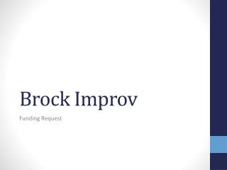 Brock Improv