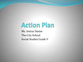 Action Plan