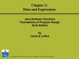 Java Software Solutions Foundations of Program Design Sixth Edition by Lewis &amp; Loftus