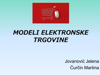 MODELI ELEKTRONSKE TRGOVINE