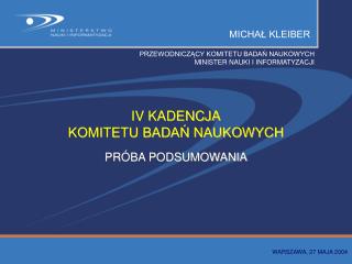 MICHAŁ KLEIBER