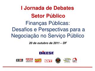 I Jornada de Debates Setor Público