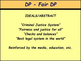 DP - Fair DP