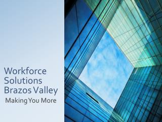 Workforce Solutions Brazos Valley