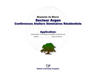 Conférences Ateliers Séminaires Résidentiels