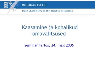 Kaasamine ja kohalikud omavalitsused