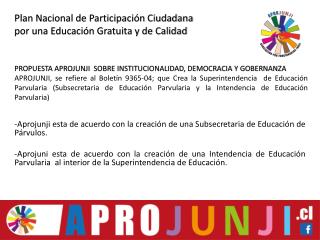 Plan Nacional de Participación Ciudadana por una Educación Gratuita y de Calidad