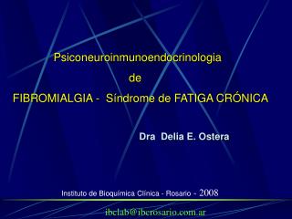 Psiconeuroinmunoendocrinologia de