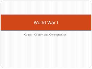 World War I