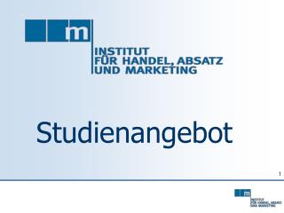 Studienangebot