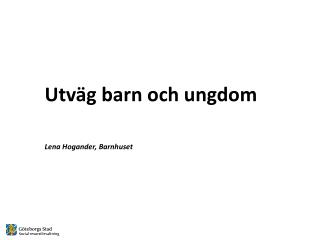 Utväg barn och ungdom