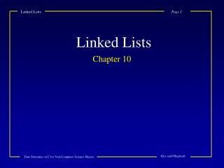 Linked Lists