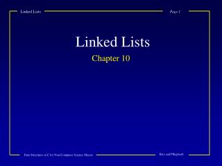 Linked Lists