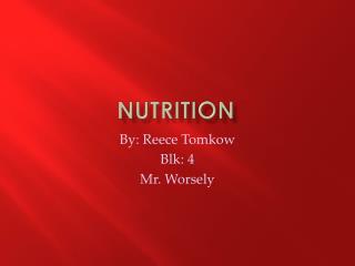 Nutrition