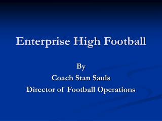 Enterprise High Football