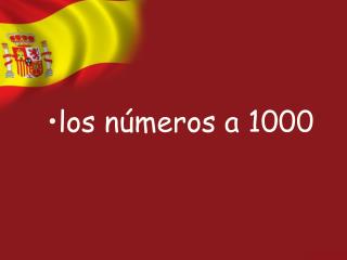 los números a 1000