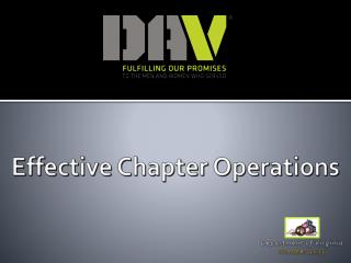 Effective Chapter Operations