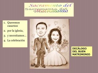 Sacramento del Matrimonio