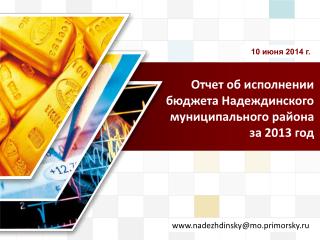 Отчет об исполнении бюджета Надеждинского муниципального района за 2013 год