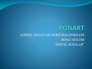 PONART