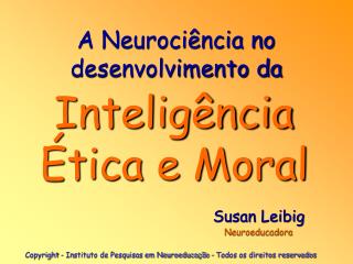 Inteligência Ética e Moral
