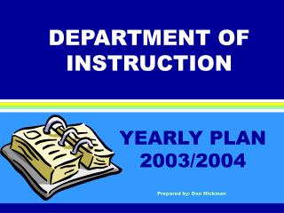 DEPARTMENT OF INSTRUCTION