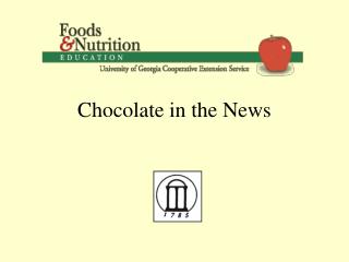 Chocolate in the News