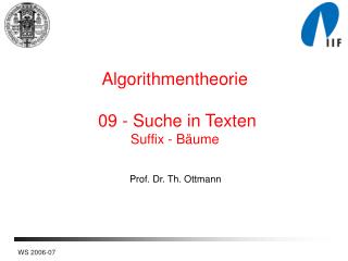 Prof. Dr. Th. Ottmann